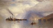 Colman Samuel Storm King on the Hudson oil